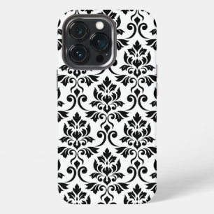 フイユダマスクLgパターンブラックオンホワイト iPhone 13 Proケース