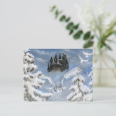 フイルス城冬おとぎ話はがき ポストカード (スタンド正面)