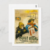 フイルリガル – ヴィンテージフランスの自動広告 ポストカード (正面/裏面)