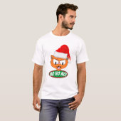 フゥフゥノー!皮肉な反ホリデー・キャラクター・ネコ Tシャツ (正面フル)