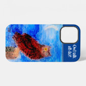 フウおもしろいルカスタム文字 iPhoneケース (裏面横)