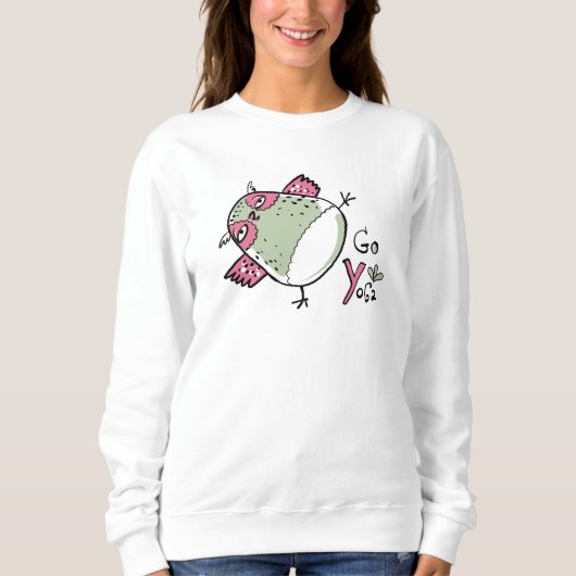 フウおもしろいルゴヨガ引用文おもしろい引用文 スウェットシャツ (正面)
