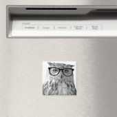 フウおもしろいル磁石 |メガネの鳥 マグネット (インサイチュ (食洗機))