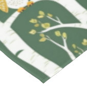 フウお洒落ルと樺の木の木柄 テーブルクロス (アングル)