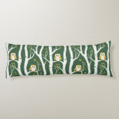 フウお洒落ルと樺の木の木柄 ボディピロー (裏面)