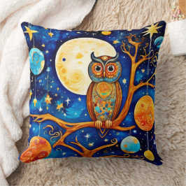 フウお洒落ルのケレスティアル：星、月、惑星 クッション