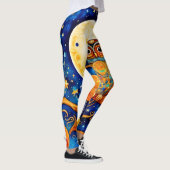 フウお洒落ルのケレスティアル:星、月、惑星 レギンス (右)