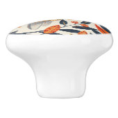 フウお洒落ルイラストレーション紅葉 セラミックノブ (側面)