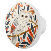 フウお洒落ルイラストレーション紅葉 セラミックノブ (右)