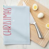 フウお洒落ルオーナメント キッチンタオル (四つ折り)