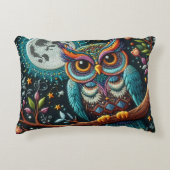 フウお洒落ルフェイク刺繍 アクセントクッション (正面)