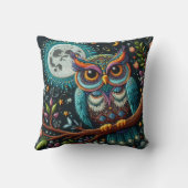 フウお洒落ルフェイク刺繍 クッション (裏面)