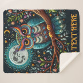 フウお洒落ル刺フェイクしゅうシェルパ毛布 シェルパブランケット (正面(横))