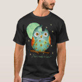 フウお洒落ル水彩スタイル名学校 Tシャツ (正面)