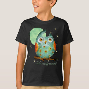 フウお洒落ル水彩スタイル名学校 Tシャツ