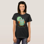 フウお洒落ル水彩スタイル名学校 Tシャツ (正面フル)