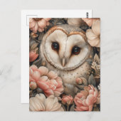 フウお洒落ル&パステルフローラスケッチ ポストカード (正面/裏面)