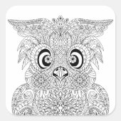 フウインスパイアルポートレート スクエアシール (正面)