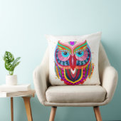 フウカラフルルイラストレーション枕 クッション (椅子)