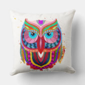 フウカラフルルイラストレーション枕 クッション (裏面)