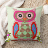 フウカラフルルデザイン16 x 16ラウンド クッション (ブランケット)