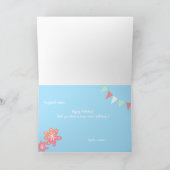 フウカラフルルハッピーバースデー カード (内部)