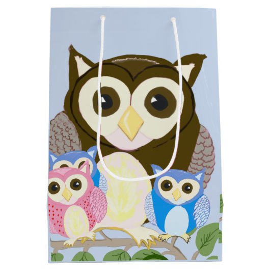 フウカラフルル中抱き枕 ミディアムペーパーバッグ (裏面)