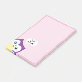 フウクロウの森の動物のかわいいお洒落 ポストイット (アングル)