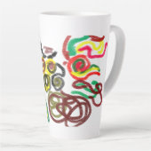 フウクールルが好き カフェラテマグ (右アングル)