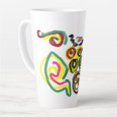 フウクールルが好き カフェラテマグ (左アングル)