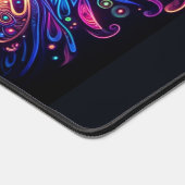 フウサイケデリックル、目を引くネオン動物 デスクマット (コーナー)