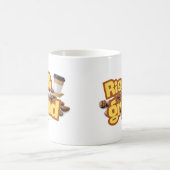 フウニーのコーヒー引用文マグカップの上昇と粉砕 コーヒーマグカップ (中央)