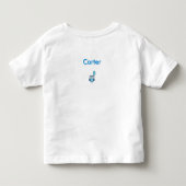 フウパーソナライズされたル誕生日 トドラーTシャツ (裏面)