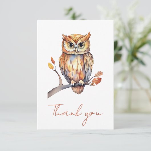 フウパーソナライズされたル サンキューカード (スタンド正面)