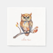 フウパーソナライズされたル スタンダードカクテルナプキン (正面)