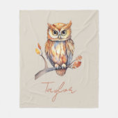 フウパーソナライズされたル フリースブランケット (正面)