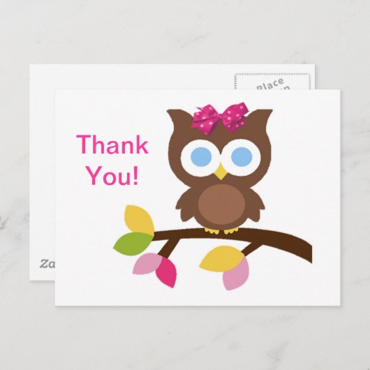 フウモダンルデザイン誕生日パーティー招待特典 ポストカード (正面/裏面)