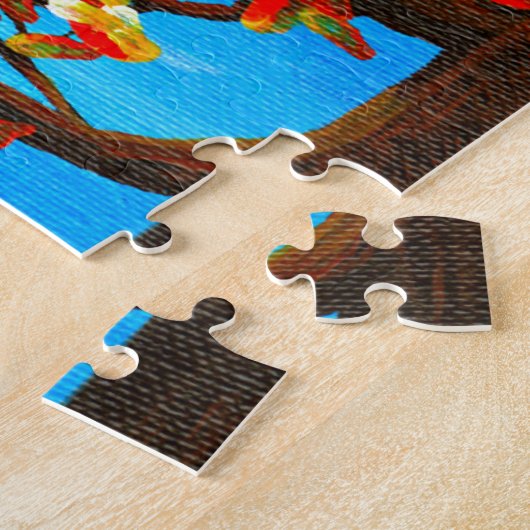 フウルおもしろいズお洒落フォレストアート制作 ジグソーパズル (側面)