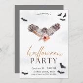 フウ不気味ル秋ハローウィンパーティ 招待状 (正面/裏面)