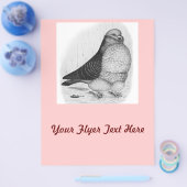 フウ中国のル鳩インクスケッチ チラシ (シングル)