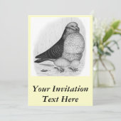 フウ中国のル鳩インクスケッチ 招待状 (スタンド正面)