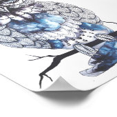 フウ図解入りの、写真付きのルデザイン ポスター (角)