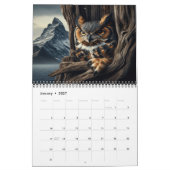 フウ素晴らしルの時計製造年20XX カレンダー (1月 2027)