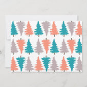 フウ素朴ル森子供の誕生日パーティー 招待状 (裏面)