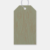 フウ素朴ル樹林赤ちゃんシャワー ギフトタグ (裏面)