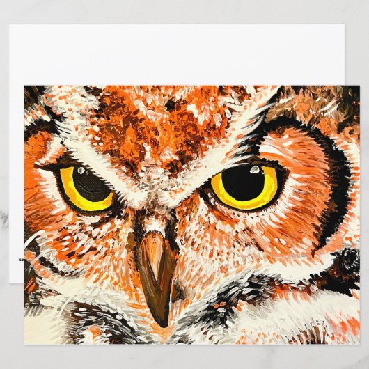 フウ絵を描ルプリント (正面/裏面)