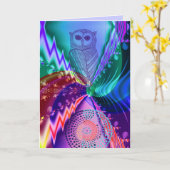 フウ芸術的ルカスタム誕生日文字 カード (黄色い花)