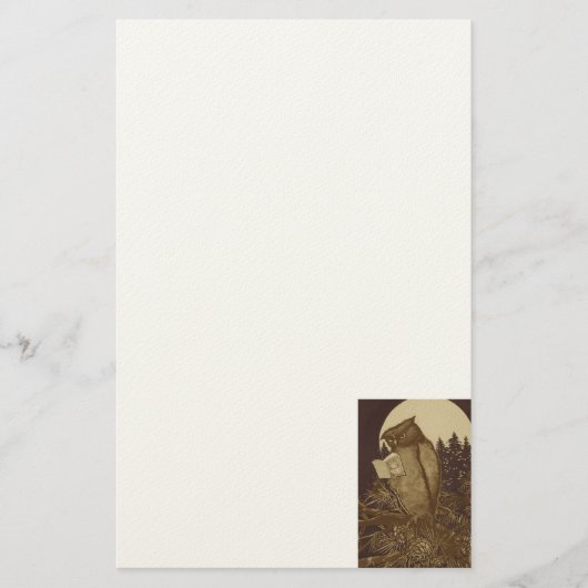 フウ読ルは月明かりの本 便箋 (正面)