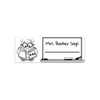 フウ読ル先生がゴム印カスタムを言う セルフインキングスタンプ