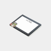 フウ頭が切れるルカルボードパーソナライズされた先生 ポストイット (アングル)